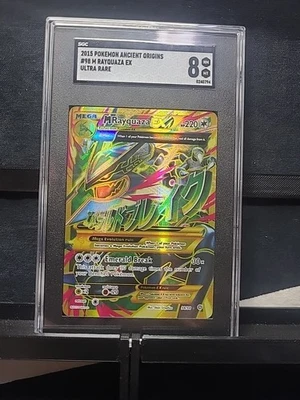 Ancient Origins Mega Rayquaza EX Card 98/98 SGC 8 NM-MT Pokemon TCG English XY - Image 1 of 4