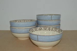 Wedgwood Sarah's Garden Snowdrop - Set of 6 x Fruit / Cereal Bowls (#S1) - Picture 1 of 5