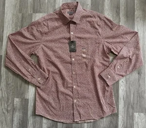Van Heusen Cotton 15-15 1/2 Neck Rusty Color Dress Shirt Non Iron Medium L/S NWT - Picture 1 of 17