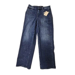 Pantalones de mezclilla NYDJ Jemma Barrel para mujer talla 10 tiro alto Moonlight - Imagen 1 de 7