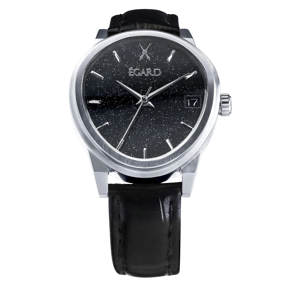 Reloj para mujer Egard Dali F2 plateado automático esfera negra - WCH-5073G0H213 Foto 1 de 1