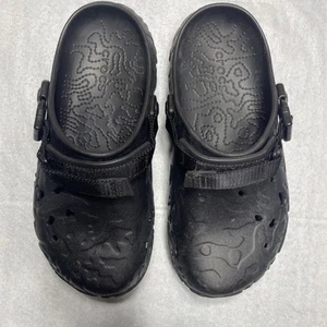 Crocs All Terrain Atlas Clogs Men’s 9 Women’s 11 Black 208391-060 - Picture 1 of 7