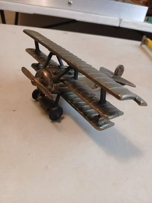 Vintage DIECAST WWI GERMAN RED BARON FOK DRI 152/17 WAR PLANE - Image 1 of 4
