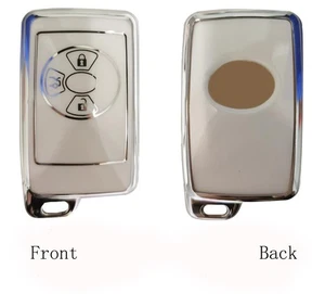 2pcs car key fob case covers for Toyota RAV4 REIZ Yaris remote 3 buttons cover - Picture 1 of 4