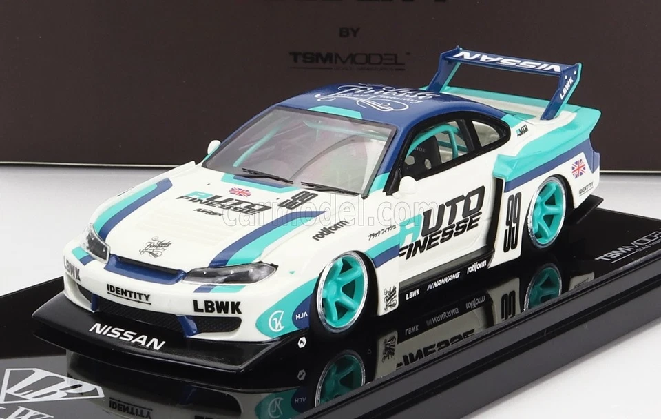 1/43 TRUESCALE - NISSAN - SILVIA S15 TEAM AUTO FINESSE N 99 LB-SUPER TSM430690 - Immagine 1 di 1