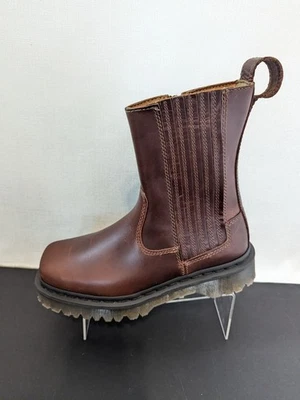 DR. MARTENS $180 Amaayah Lo Womens Leather Boots in Butterscotch Size 6 - Image 1 of 4