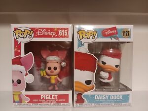 Funko Pop : Disney Christmas / Holiday Daisy Duck & Piglet Bundle