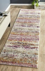 New Fuchsia Hallway Runner Rug Traditional Design 3m, 4m, 5m Long FREE DELIVERY - Picture 1 of 8