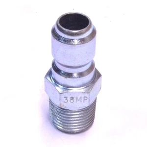 Foster 38MP ST Series 3/8" Male NPT Steel Plug Quick Couplers Straight Thru FST - Picture 1 of 3
