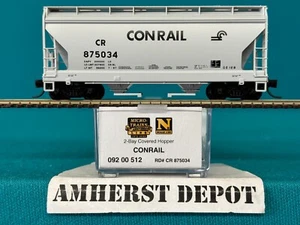 092 00 512 Micro Trains Conrail 2 Bay Covered Hopper N Scale CR New - Picture 1 of 2