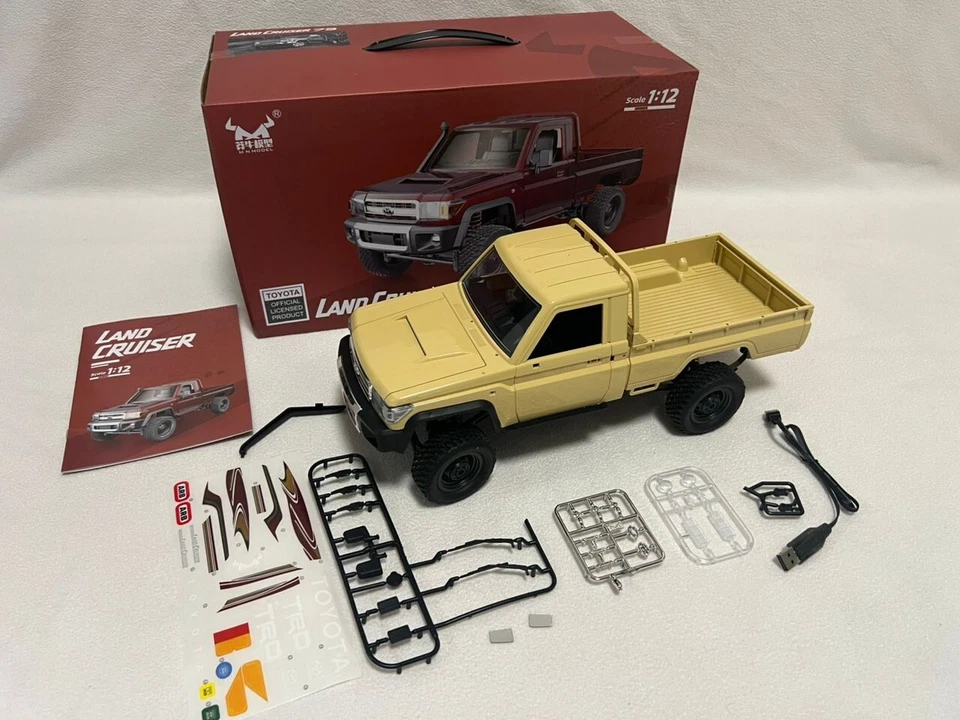 Toyota Land Cruiser MN82 RC Car Crawler escala 1:12, 2.4G 4x4, camión todoterreno Foto 1 de 4