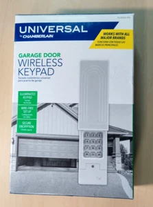 Garage Door Wireless Keypad Universal Chamberlain Illuminated Keypad Wire Free - Picture 1 of 3