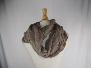 CC EXCLUSIVES Women's Light Brown Infinity scarf NWT - Picture 1 of 4