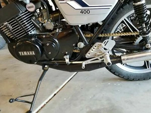 Yamaha RD400 Cafe Racer Rearsets 1976 1977 1978 models C, D and E Models - Picture 1 of 3