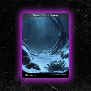 Pantano cubierto de nieve - Tarjeta personalizada Magic: The Gathering - Alta calidad - Imagen 1 de 6
