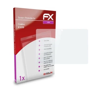 atFoliX Protective Film Glass for Contixo K103B 9H Hybrid-Glass - Picture 1 of 4