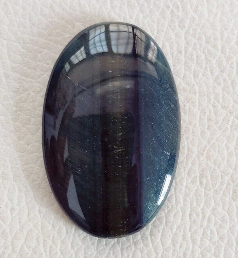 Natural Multi Tiger Eye Cabochon Gemstones For Jewelry,48 Ct,Oval,40 X 26 X 6 MM - Image 1 of 4