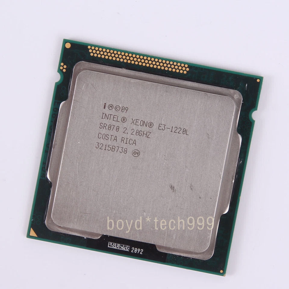 Intel Xeon E3-1220L CPU 2.2 GHz 3M SR070 5GT/s 20W LGA 1155 Processors - Image 1 of 1