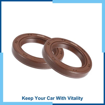 Pack(2) Engine Crankshaft Oil Seal Crank Seal Gasket for Mitsubishi Eclipse - Image 1 of 4