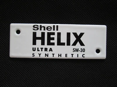 Emailschild Shell Helix Ultra Synthetic 5W-30  siehe Fotos - Bild 1 von 2