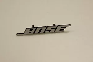 Per ricambio BOSE logo alluminio argento distintivo 85 mm (3-3/8") x 10 mm (3/8") - Foto 1 di 1