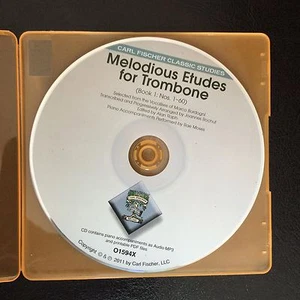Carl Fischer Melodious Etudes for Trombone (Book 1: Nos. 1-60) - Picture 1 of 1