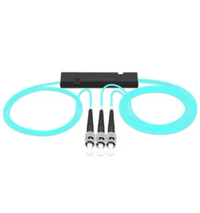 850nm 1x2 ST 1*2 Multimode MM OM3 ABS box FBT Coupler Ratio Fiber Optic Splitter - Picture 1 of 4