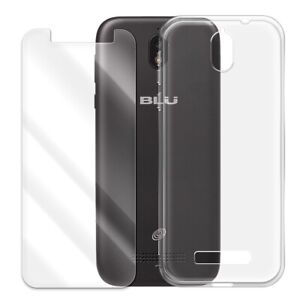 Ultra-Crystal Clear Screen Protector & Waterproof TPU Case for Blu View 2 B130DL