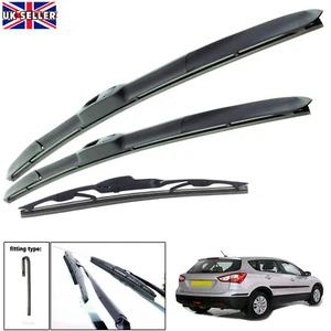 Passend für Suzuki Sx4 S-Cross 2013-21 Hybrid Wischerblätter Satz 26"14" HY-035 10"HRC - Bild 1 von 12