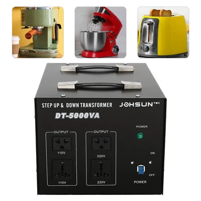 5000W Peak Voltage Converter Transformer Step Up Down 110V to 220V 220V to 110V - Image 1 of 4