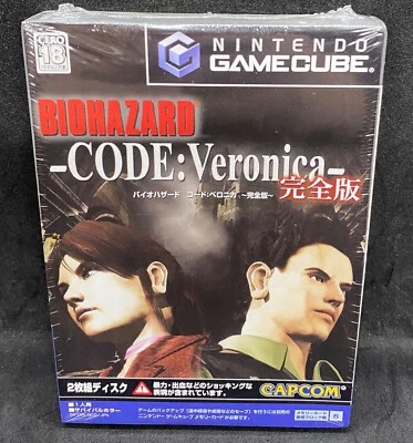 Biohazard Code Veronica Jap Sealed W/Acrylic Houses X Gamecube 2000 Resident - Image 1 of 4