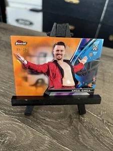 Angel Garza 2021 Topps Finest WWE Orange Refractor/25 - Imagen 1 de 2