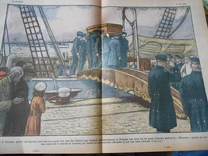 Les restes du P. Damien apôtre des lépreux aux Iles Hawaï dessin Print 1936 - Imagen 1 de 1