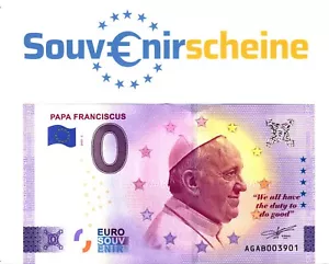 Banknot 0 euro AGAB 2025-2 PAPA FRANCISCUS - Zdjęcie 1 z 1