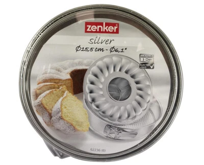 Zenker Mini Cake Tin Plate with Double Bottom Tinplate Ø15,5x4,5 cm - Image 1 of 3