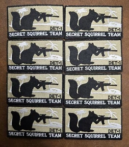 Secret Squirrel Team Detachment 1 - 8 Moral Tactical Patches   - Bild 1 von 1