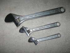 Crescent Adjustable Wrench Lot, 12" 8" 6", Made In USA, Excellent Condition