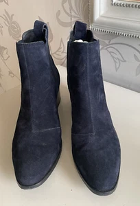 Rag & Bone New York -‘Walker’ Navy Blue suede Ankle boots size 37.5 Reduced!! - Picture 1 of 6