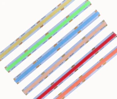 COB LED Streifen WW/NW/CW/B/G/R/ Lichtband Stripe Lichterkette Selbstklebend 24V - Bild 1 von 4