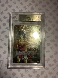 Dragon Ball Super Fusion World Broly Gold Energy Marker E01-03 BGS 10 Pristine - Picture 1 of 2
