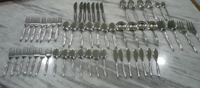 Cubiertos y utensilios para servir MCM de colección 70 piezas Carlton acero inoxidable Japón Foto 1 de 4