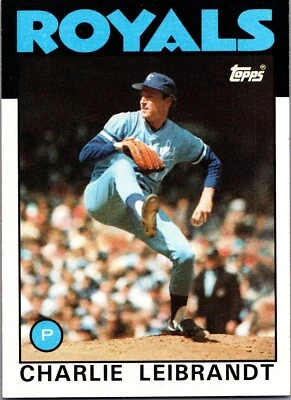 1986 Topps - Charlie Leibrandt #77 - Image 1 of 2