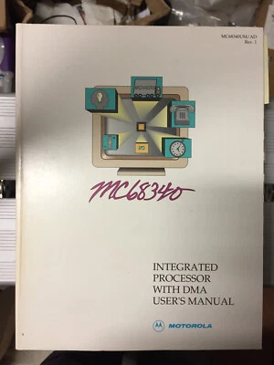 Data Book = Motorola Semiconductor MC68340 68340 68300 CPU Users Manual 1992 - Image 1 of 2