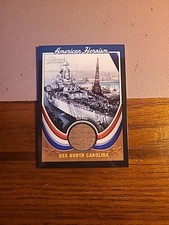 2009 Topps American Heritage USS North Carolina Deck Wood Relic #USSNC