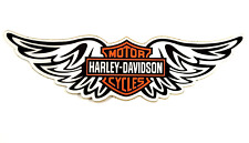 Harley Davidson USA Vinyle Autocollant Sticker Decal Wings Logo Blanc Ailes