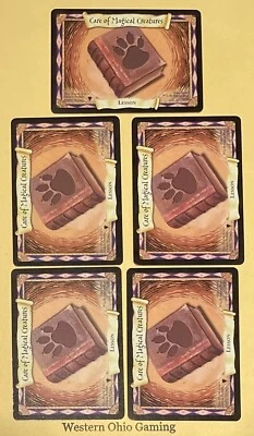 Harry Potter TCG 5 x Care Of Magical Creatures #76/80 Lesson CCG Quidditch Cup - Image 1 of 2