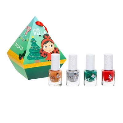 Miss Nella Twinkle Festive Diamond Nail polish Christmas gift set