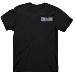 Cameraman t shirt, reflective logo, movie Cinematographer t shirt - Picture 1 of 4