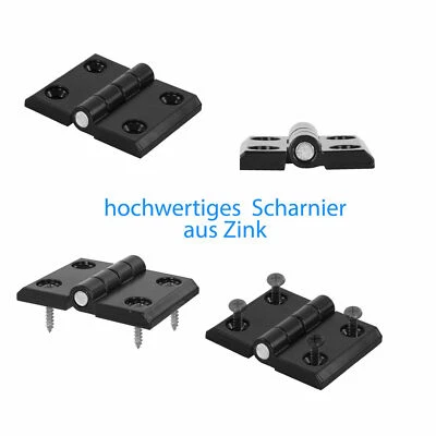 Scharnier Metallscharnier Zink Kunststoff Plastik Metall Scharnier - Bild 1 von 4