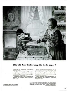1948 Verpackungsblock EISDRUCKANZEIGE von Electric Light and Power Co. - Bild 1 von 1
